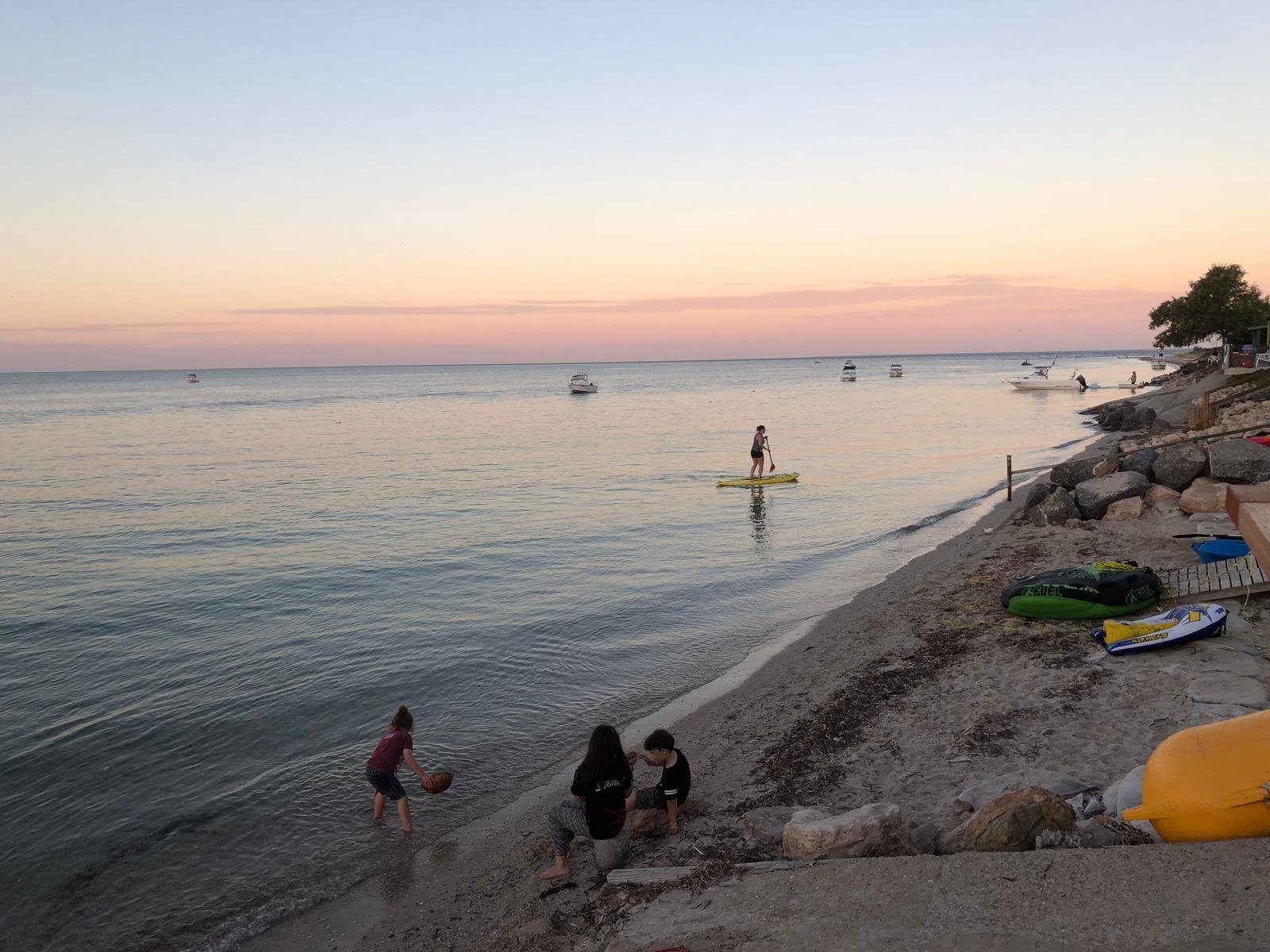 Beach sunset at Black Point on the Yorke Peninsula